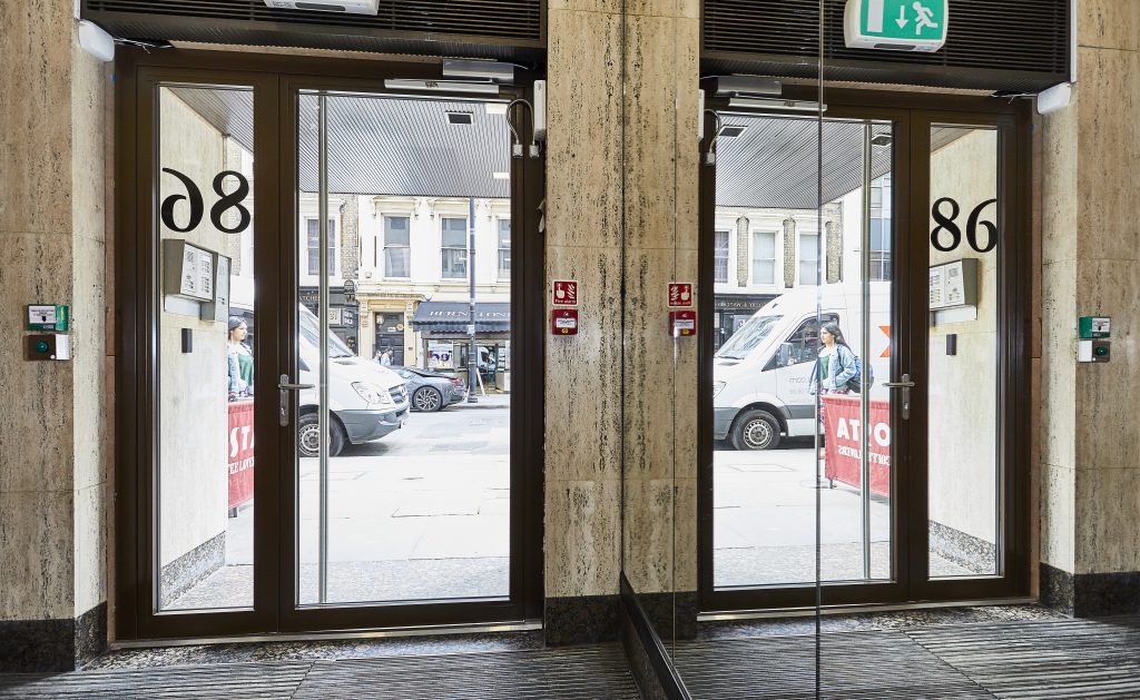 IDC Holdings - EC1 London double glazed entrance door 