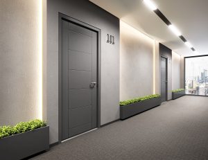 Defender Decorguard door in a residential apartment